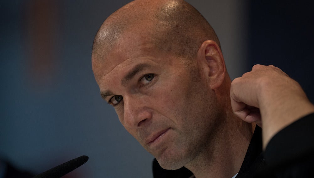 Zidane en rueda de prensa
