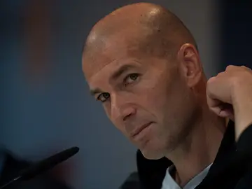 Zidane en rueda de prensa Zidane en rueda de prensa