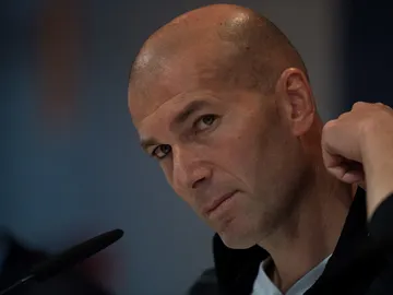 Zidane en rueda de prensa Zidane en rueda de prensa