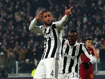 Benatia celebra un gol de la Juventus Benatia celebra un gol de la Juventus