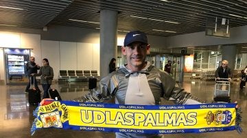 Jémez, a su llegada a Las Palmas