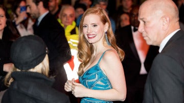 Jessica Chastain en la premiere de 'Molly's Game'