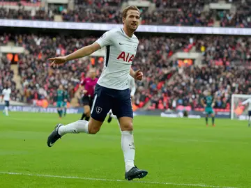 Harry Kane celebra uno de sus goles con el Tottenham Harry Kane celebra uno de sus goles con el Tottenham