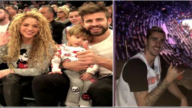 La NBA junta por un día a Piqué y Griezmann durante sus vacaciones