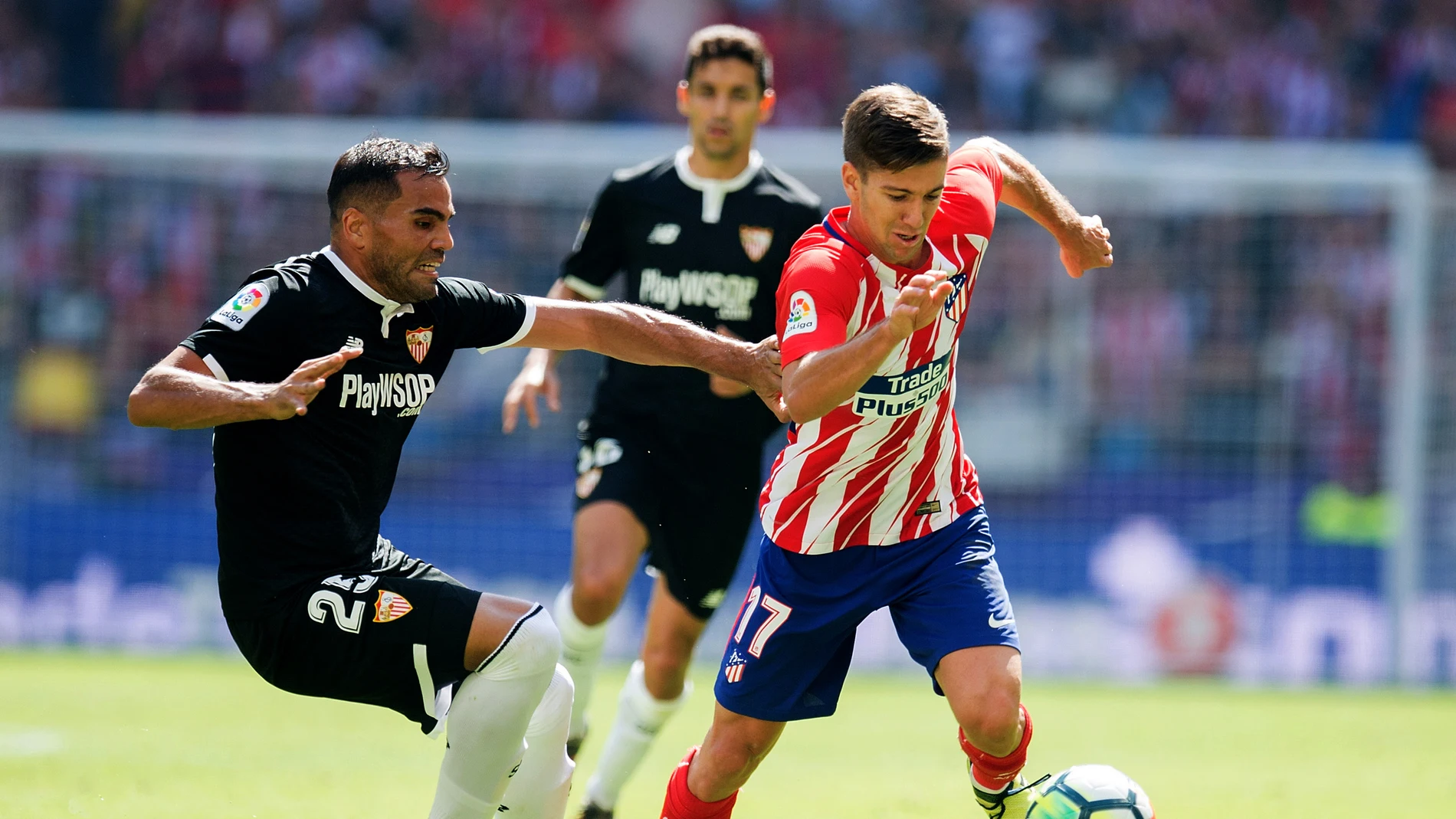 Vietto durante un encuentro con el Atlético Vietto durante un encuentro con el Atlético