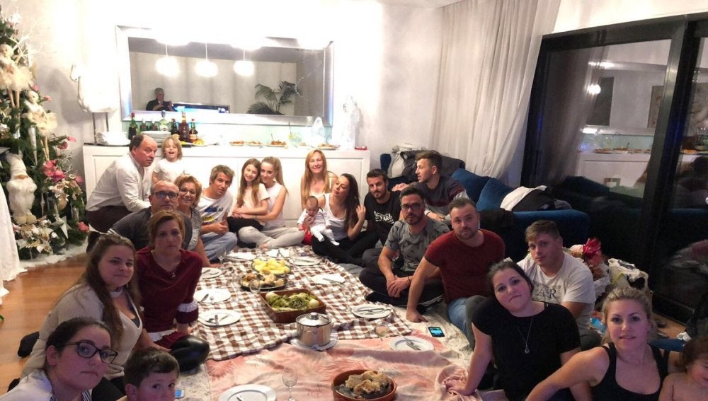 Coentrao en la cena de Navidad