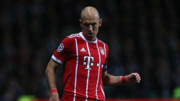 Robben, en un partido con el Bayern