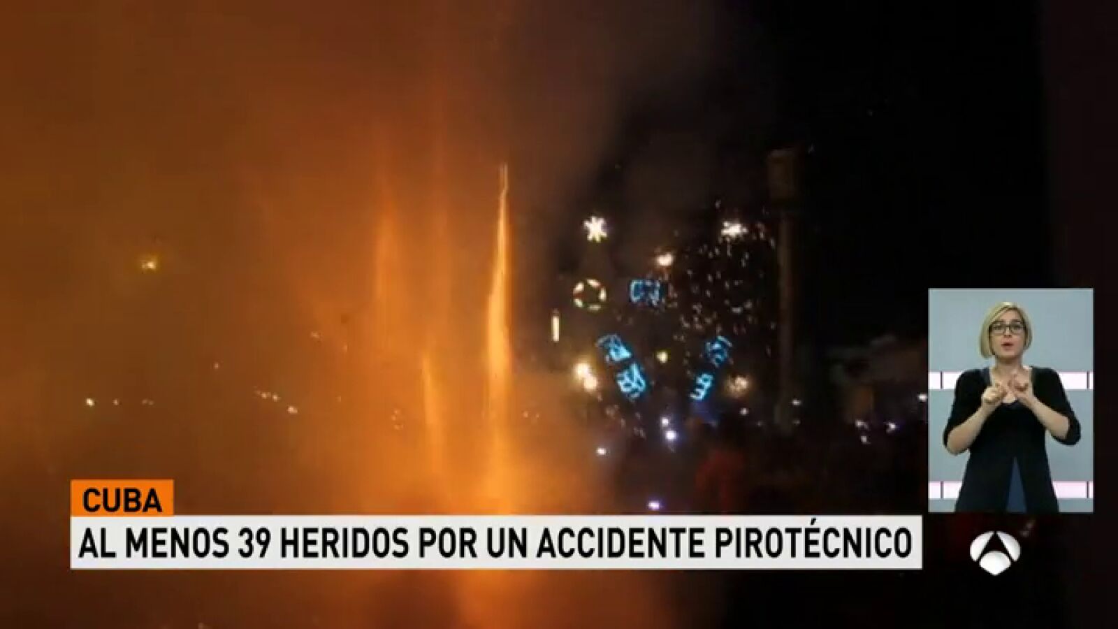 Un accidente pirotécnico en Cuba deja 39 heridos, ocho de ellos en estado 
