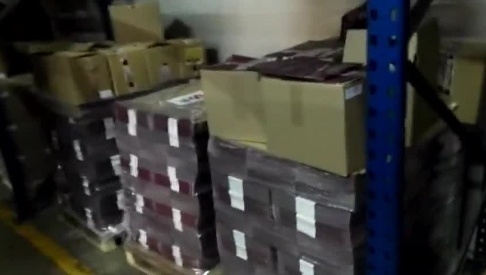 Material intervenido por la Policía tras el 1-O