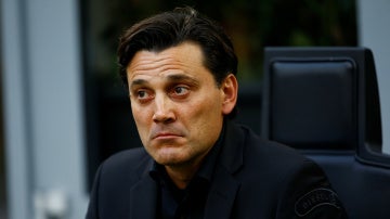 Montella, durante un partido del Milan