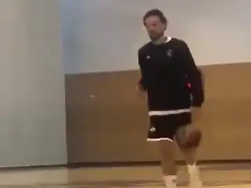 Sergio Llull corre durante su proceso de recuperación Sergio Llull corre durante su proceso de recuperación