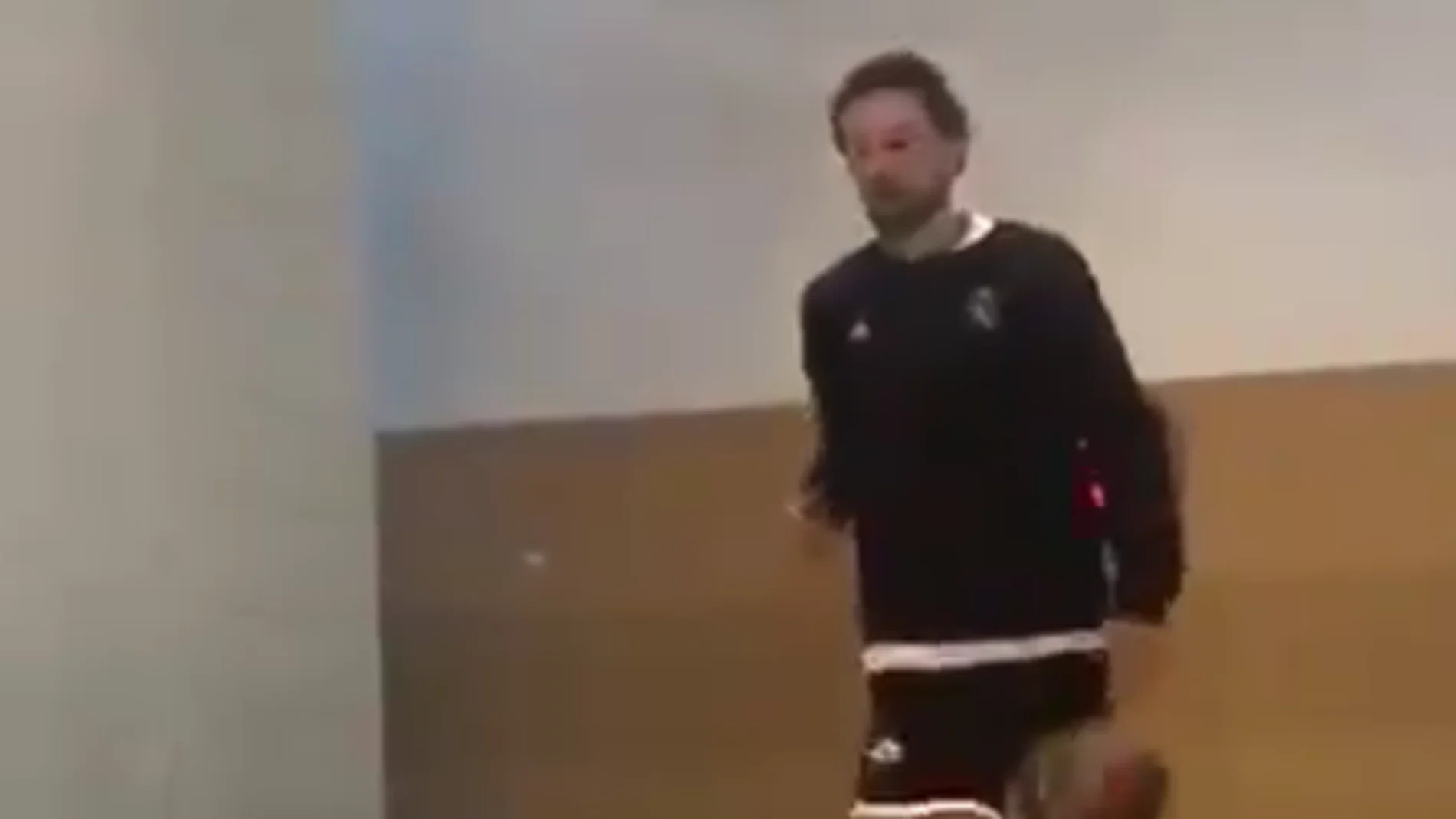 Sergio Llull corre durante su proceso de recuperación Sergio Llull corre durante su proceso de recuperación