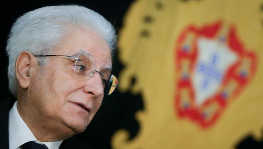 El presidente de Italia, Sergio Mattarella