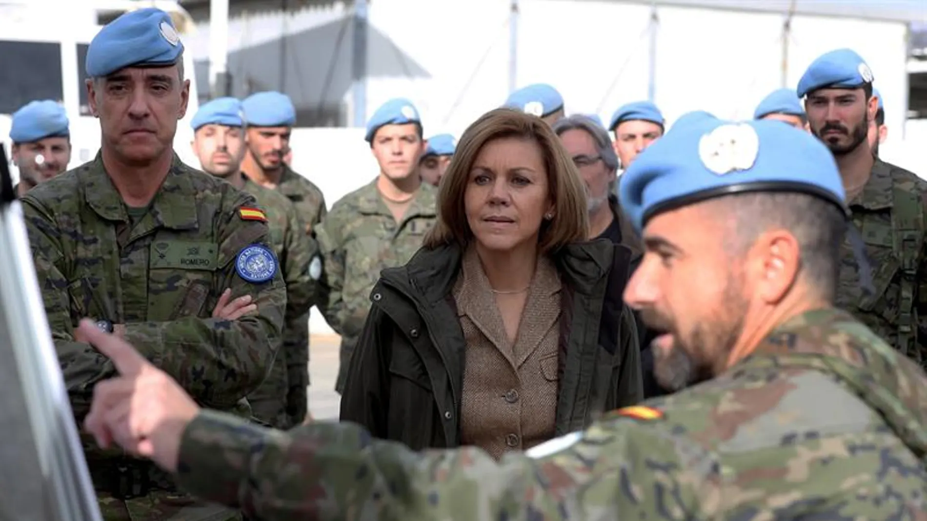 María Dolores de Cospedal, en Líbano María Dolores de Cospedal, en Líbano