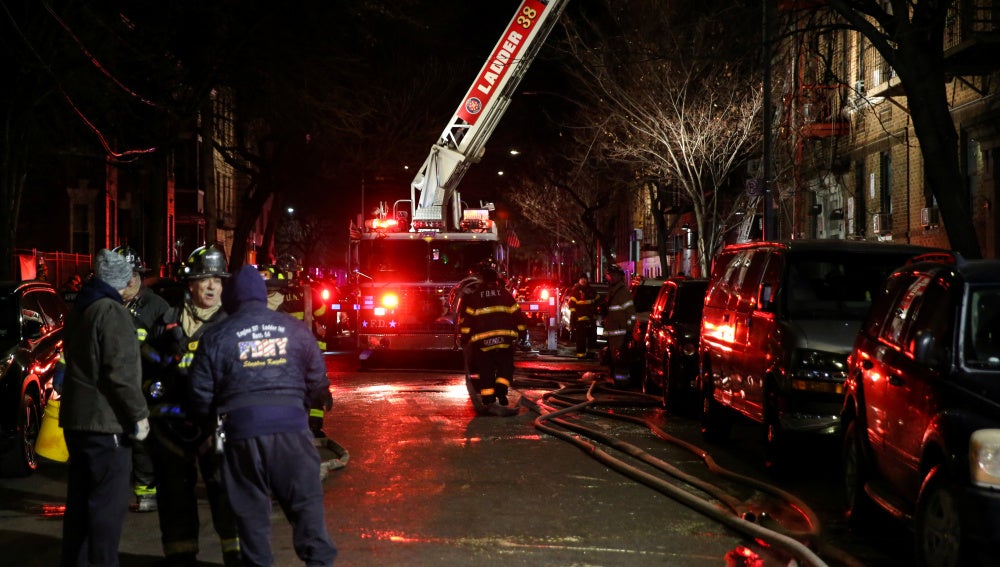 Incendio en Nueva York