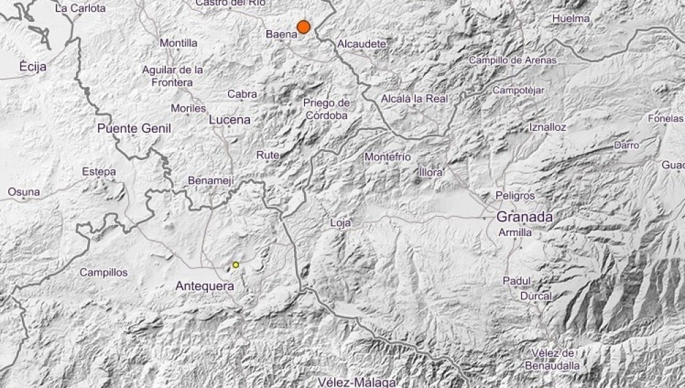 Terremotos en Baena y Benalmádena