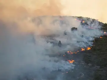 Incendio forestal en Culla, Castellón Incendio forestal en Culla, Castellón