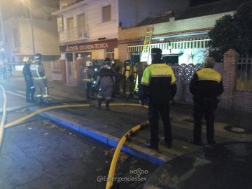 Incendio en Sevilla