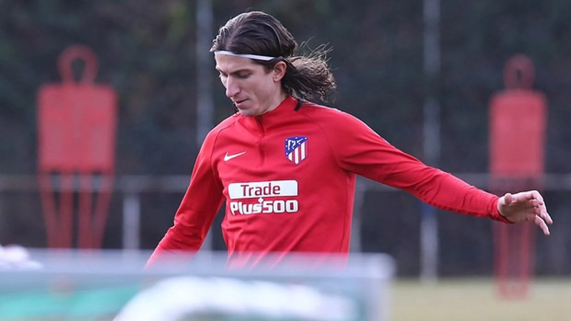 Filipe Luis, en un entrenamiento Filipe Luis, en un entrenamiento