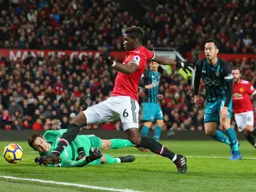 Pogba en una ocsaión de gol Pogba en una ocsaión de gol