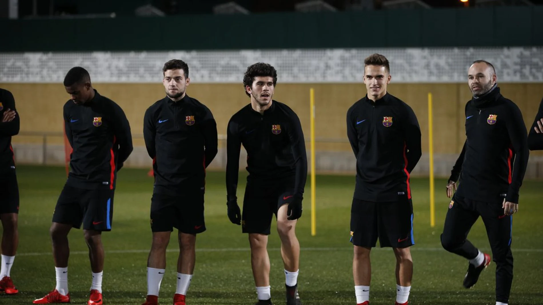 El Barça, en un entrenamiento El Barça, en un entrenamiento