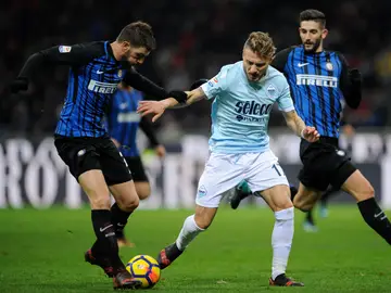 Inter de Milán frente a la Lazio Inter de Milán frente a la Lazio