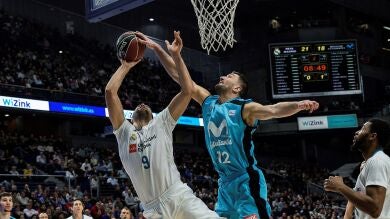 El Real Madrid se lleva el derbi ante el Estudiantes gracias a un gran Doncic