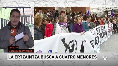 Cientos de personas condenan la agresi&oacute;n sexual denunciada por una menor de edad en Barakaldo