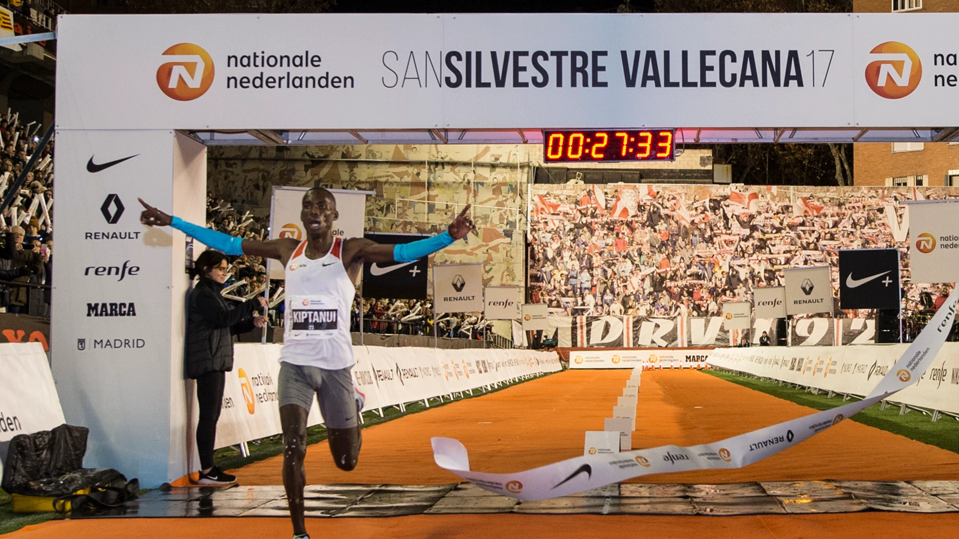 Kiptanui ganando la San Silvestre 2017 Kiptanui ganando la San Silvestre 2017