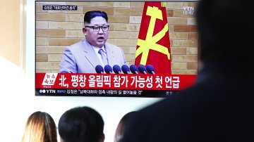 El líder norcoreano, Kim Jong-un, en su tradicional discurso de Año Nuevo