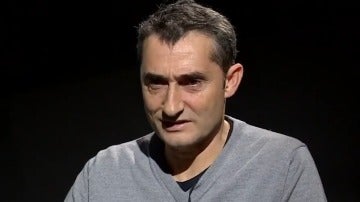 Valverde, durante la entrevista