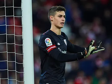 Kepa Arrizabalaga, durante un partido Kepa Arrizabalaga, durante un partido