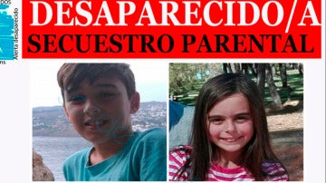 Imagen de los dos menores secuestrados en Granada