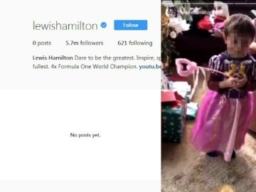 Hamilton borra su cuenta de Instagram