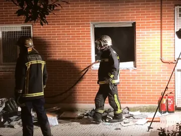 Piso incendiado en Alcobendas Piso incendiado en Alcobendas
