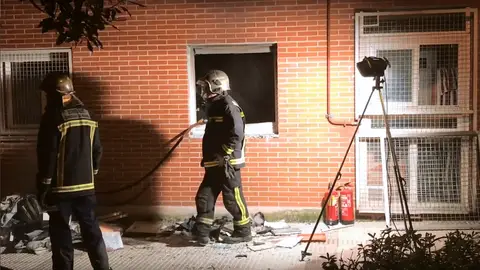 Piso incendiado en Alcobendas Piso incendiado en Alcobendas