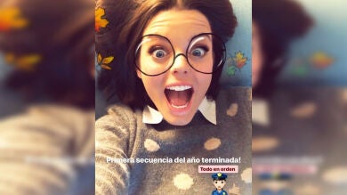 Así de eufórica termina Adriana Torrebejano su primera secuencia del año en 'Cuerpo de Élite'