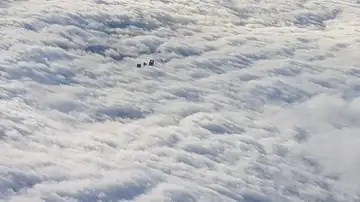 La niebla cubre el cielo de Madrid La niebla cubre el cielo de Madrid