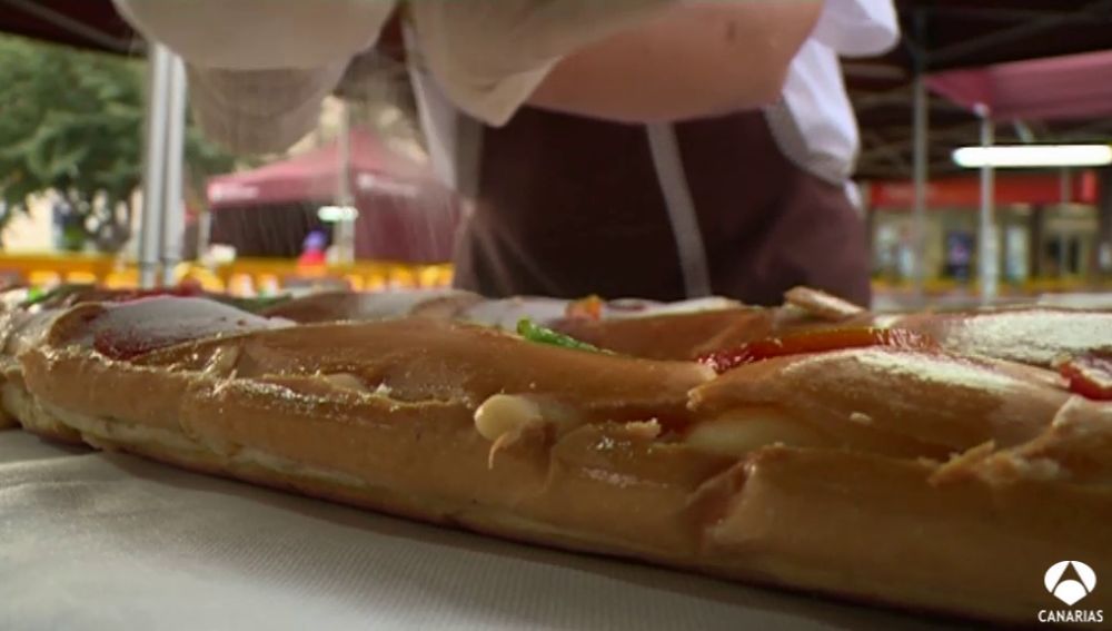 Un rosc&oacute;n gigante y solidario
