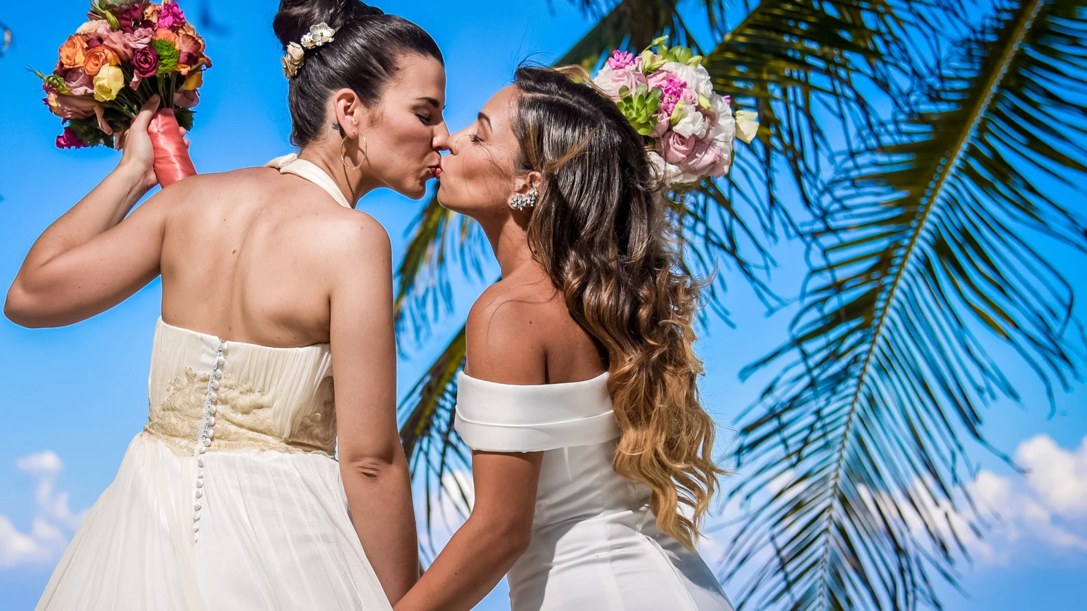 El ‘sí, quiero’ de ensueño de Sheyla y Carolyne: “Prometo hacerte reír todos los días de mi vida” El ‘sí, quiero’ de ensueño de Sheyla y Carolyne: “Prometo hacerte reír todos los días de mi vida”