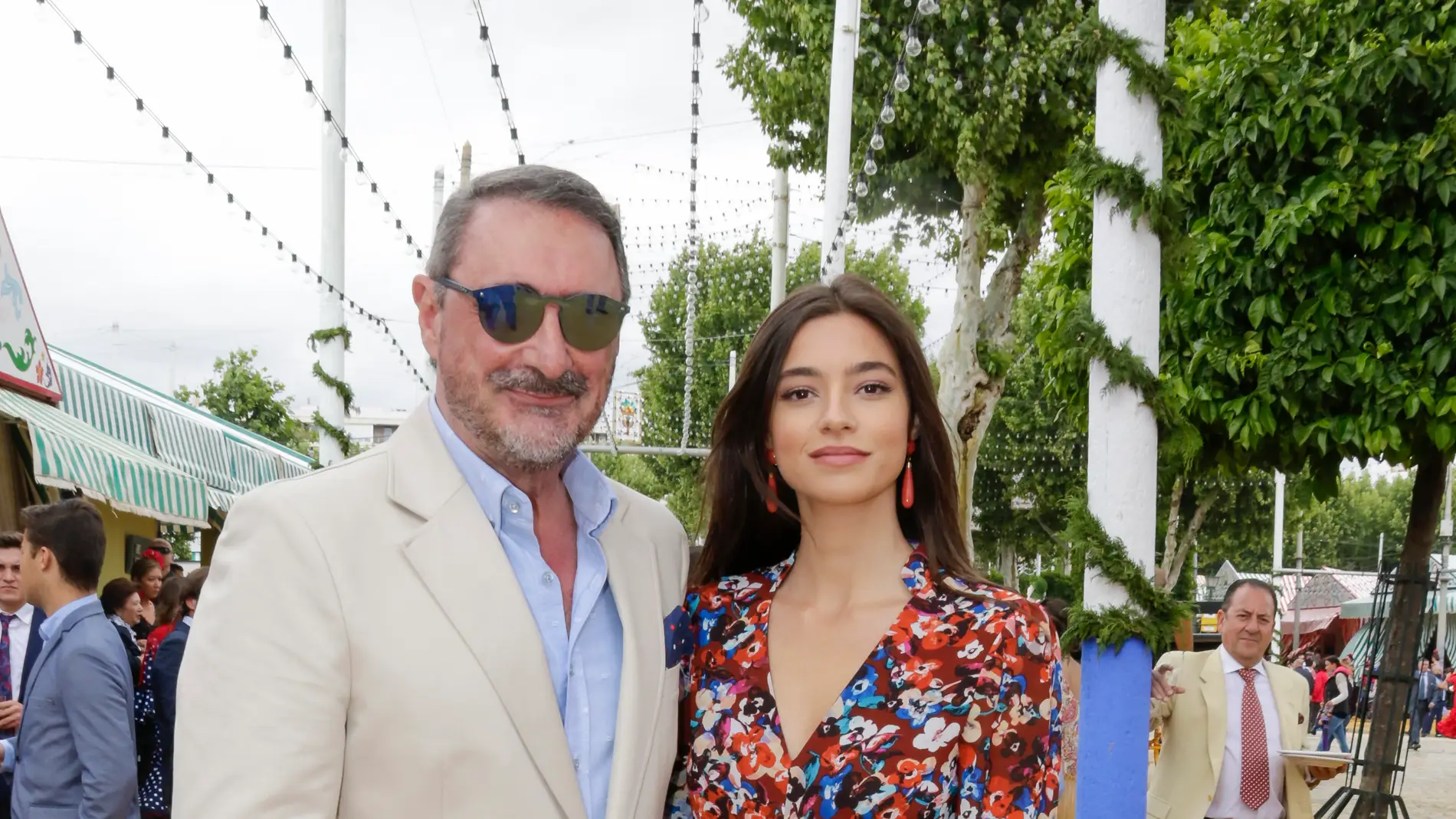 Carlos Herrera con su hija Rocío Crusset