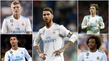 Jugadores del Madrid presentes en el once ideal de la UEFA