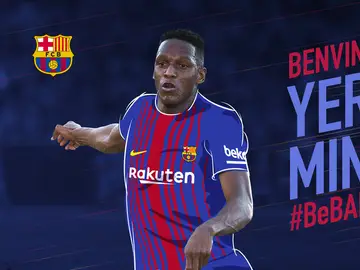 Yerry Mina, nuevo jugador del Barcelona Yerry Mina, nuevo jugador del Barcelona