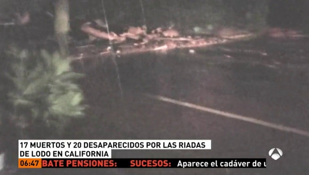 Imagen de las inundaciones en California