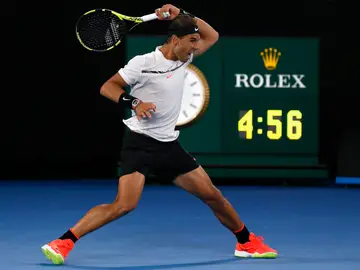 Rafa Nadal, durante el pasado Open de Australia Rafa Nadal, durante el pasado Open de Australia