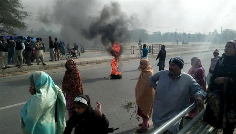 Protestas en Kasur por el asesinato de una niña