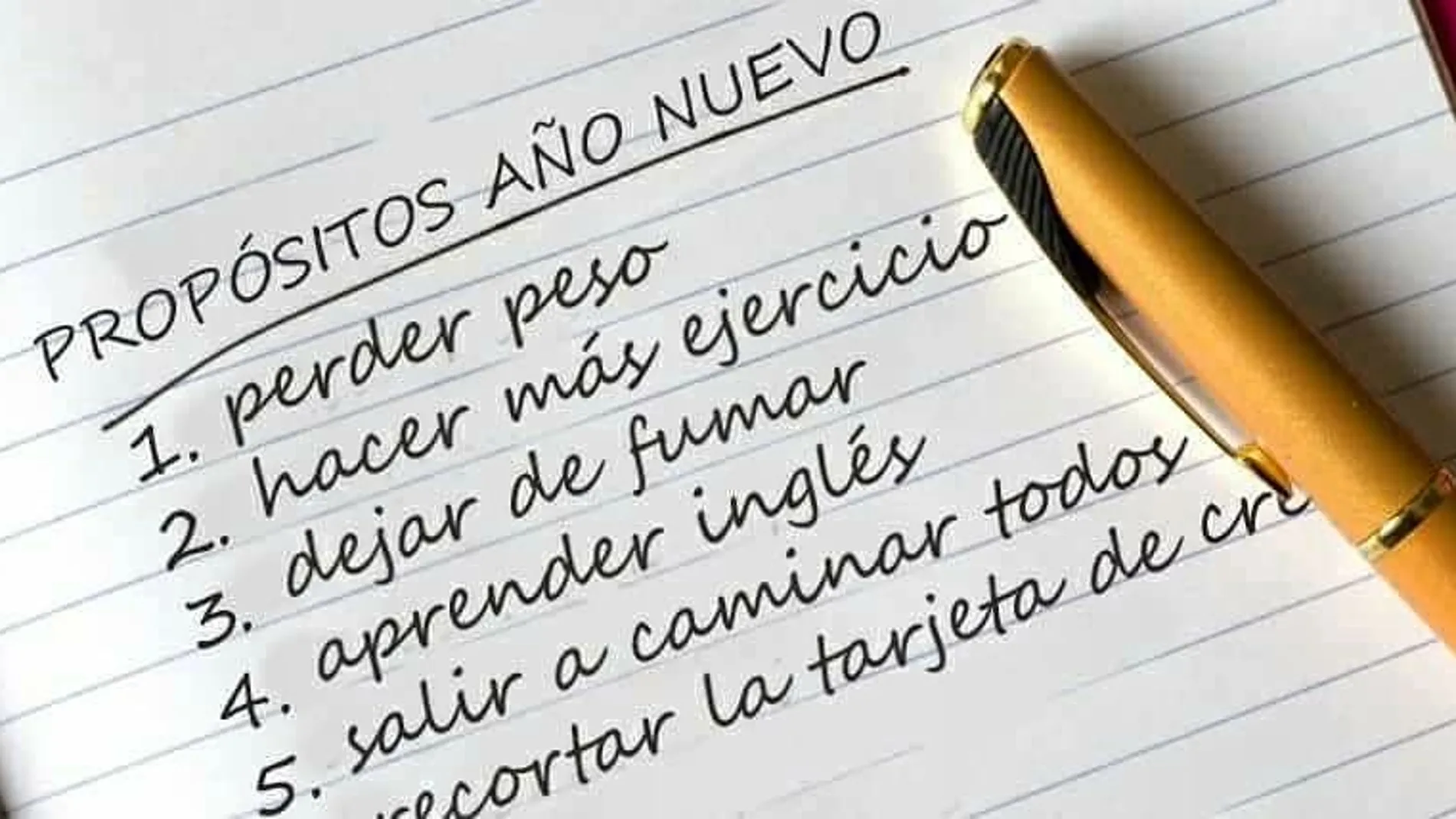 Propósitos de Año Nuevo Propósitos de Año Nuevo