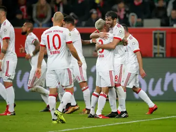 Javi Martínez celebra su gol ante el Leverkusen Javi Martínez celebra su gol ante el Leverkusen