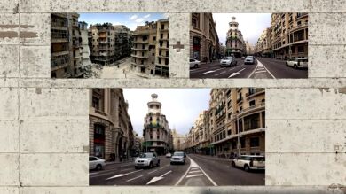 ¿Cómo quedaría tu calle después de un bombardeo como los de Siria?