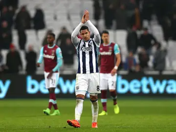 Jake Livermore, en un partido con el West Bromwich Albion Jake Livermore, en un partido con el West Bromwich Albion